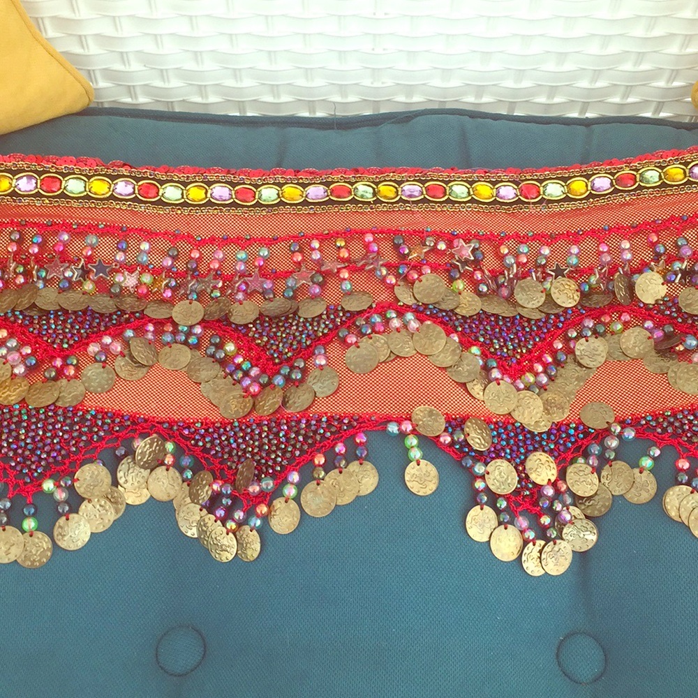 Belly dance hip belt 💃🏻💃🏻💃🏻💃🏻